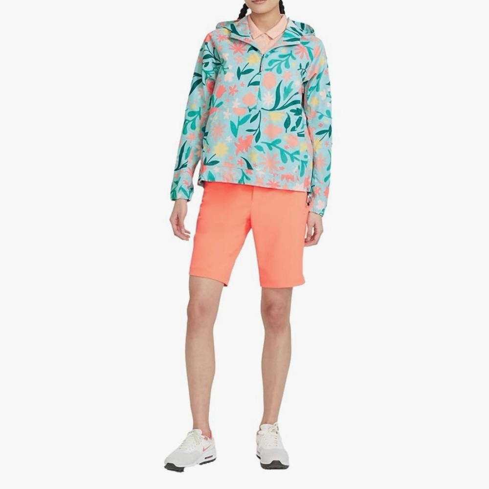 NWT Nike Women’s Repel Printed Golf Anorak 1/2 Zip Jacket